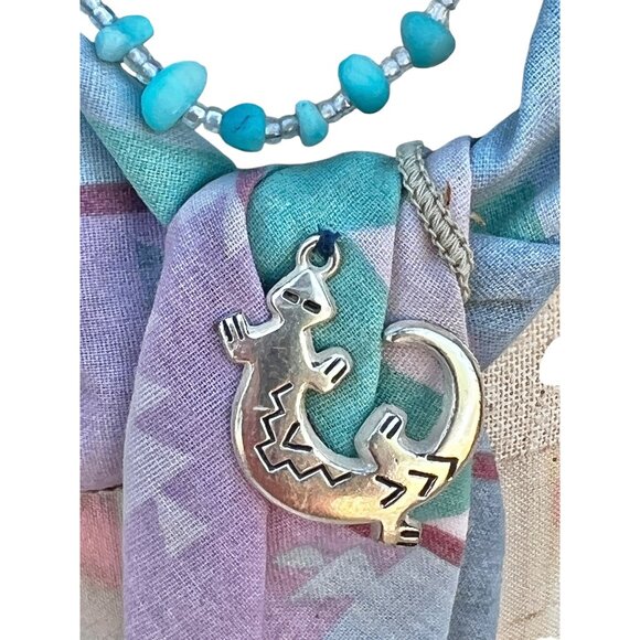 Signed by Kathy Handcrafted 12" Native American Wini Doll W/ bead necklace - Picture 9 of 14